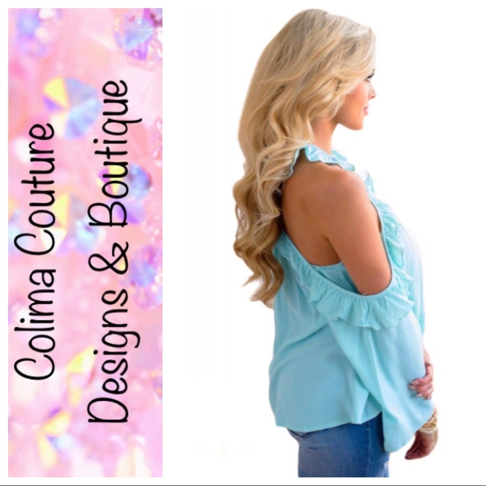 Last one! O ring Ruffle Spring Blouse - Picture 2 of 2